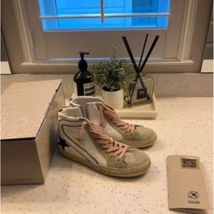 Authentic golden goose slides